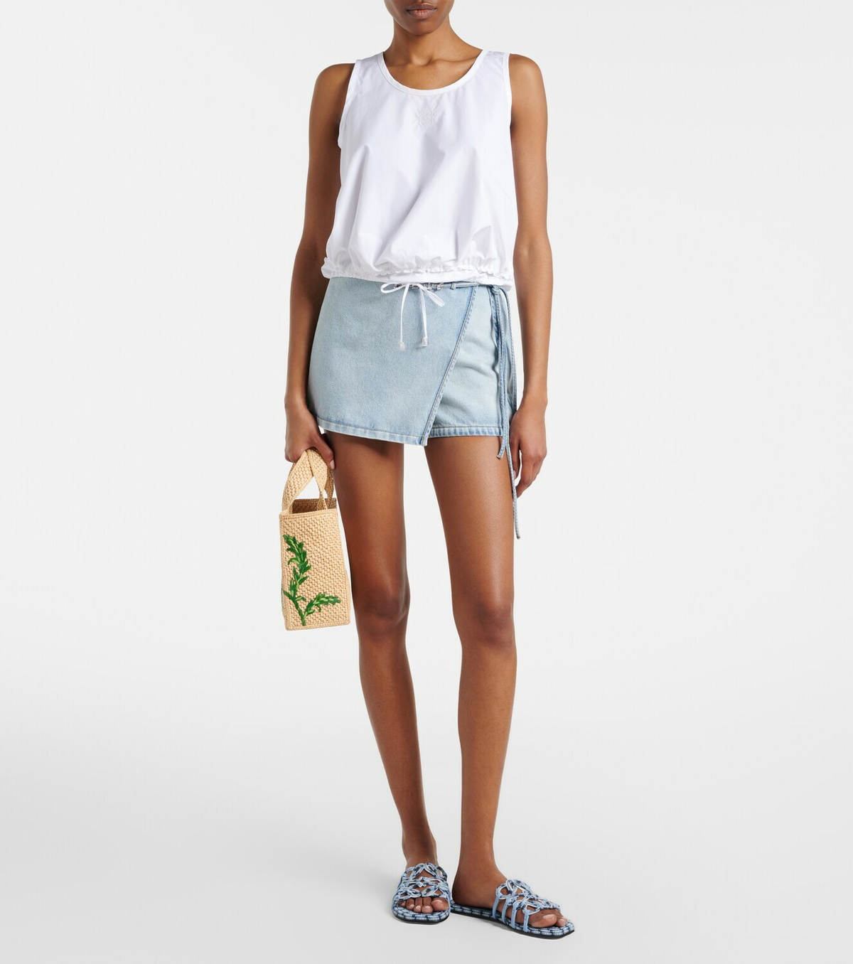 Loewe Paula's Ibiza denim skort
