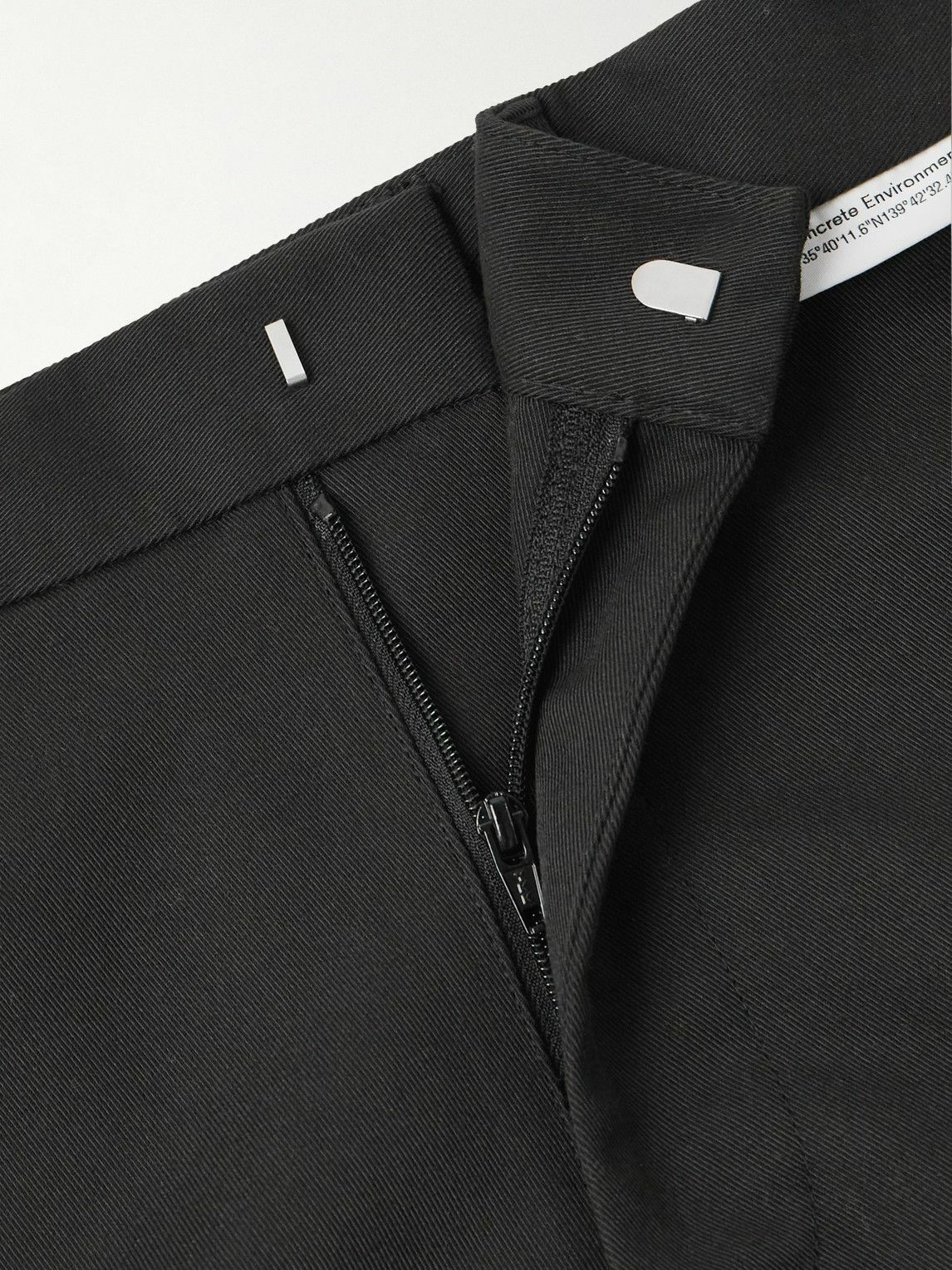 WTAPS - Straight-Leg Twill Trousers - Black