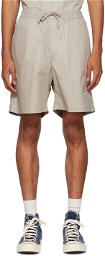 FRAME Gray Cotton Shorts