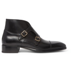 TOM FORD - Sutherland Leather Monk Strap Boots - Black