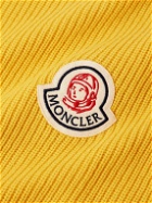 Moncler Genius - Billionaire Boys Club Logo-Appliquéd Ribbed Wool and Cashmere-Blend Sweater - Yellow