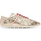 Marni Gold Softy Soccer Sneakers