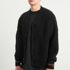 A Kind of Guise Men's Khuder Knit Cardigan in Black Boucle