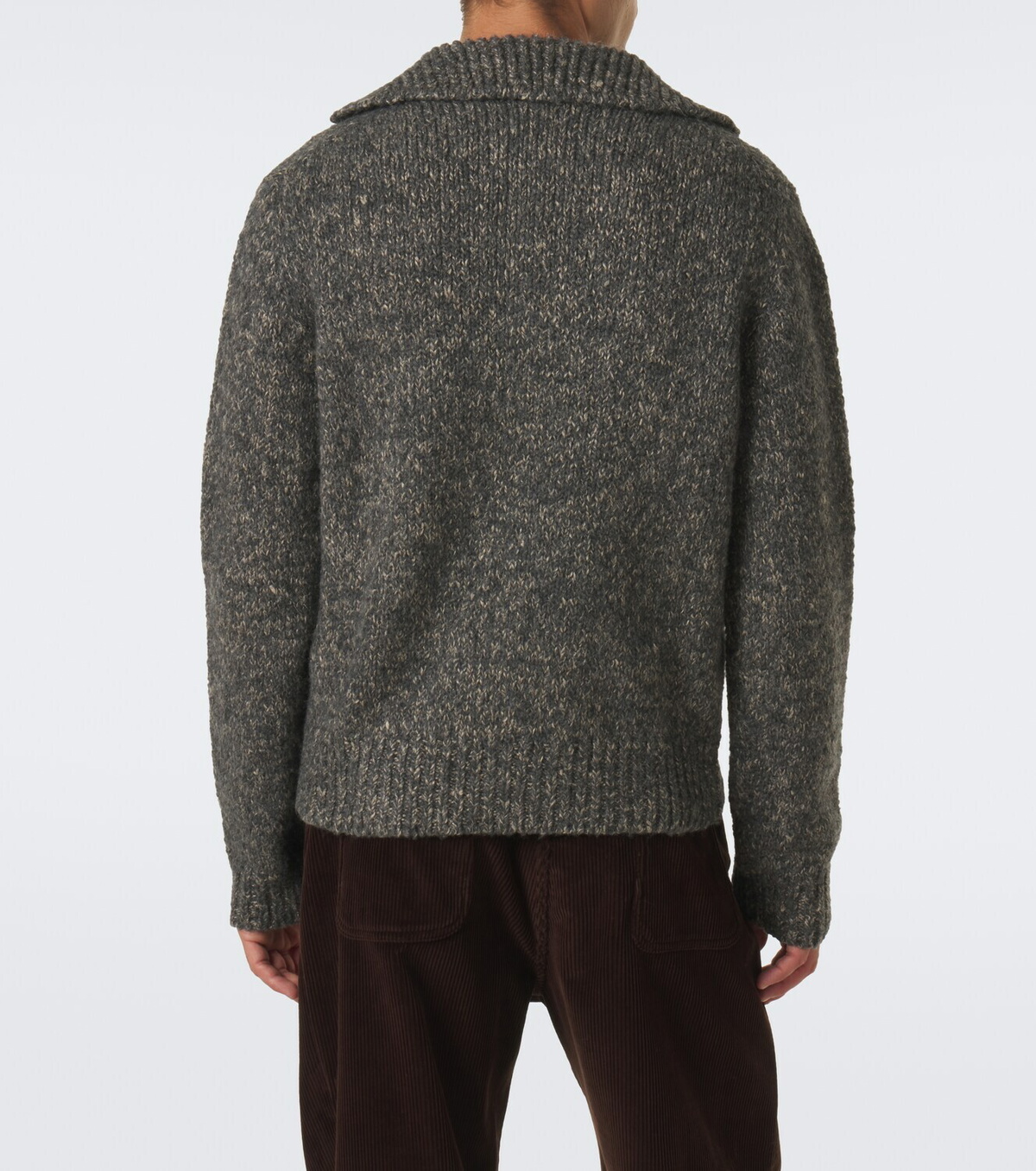Dolce&Gabbana Wool, alpaca, and linen polo sweater