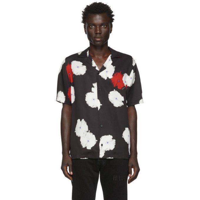 Photo: Saturdays NYC Black Canty Moon Flower Shirt