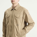 Moncler Men's Zip Up Shirt Jacket in Tan