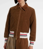 Thom Browne Wale cotton corduroy down jacket