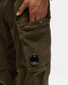 C.P. Company Corduroy Regular Utility Pants Green - Mens - Cargo Pants