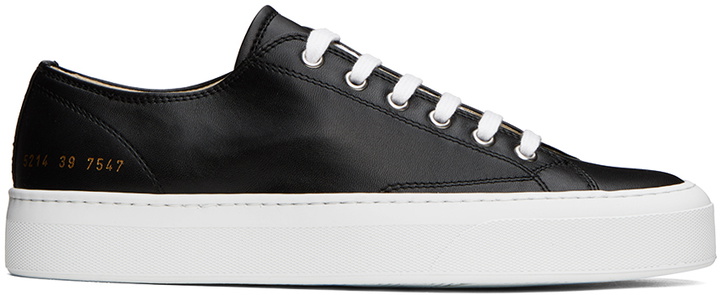 Photo: Common Projects Black Tournament Low Sneakers