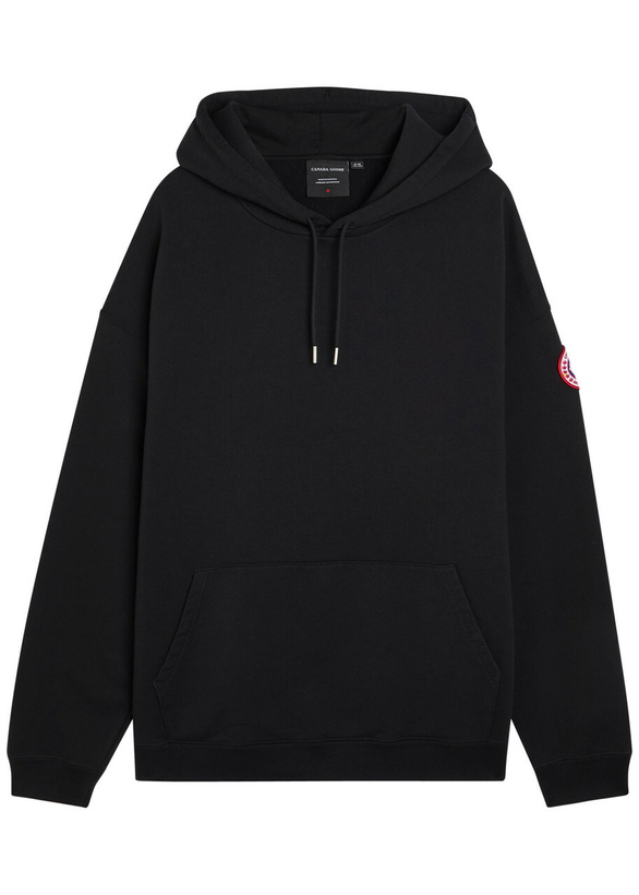 Photo: Canada Goose Hooded Cotton Sweatshirt Black