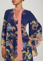 Etro Printed Scarf-effect Silk Maxi Dress Multicoloured