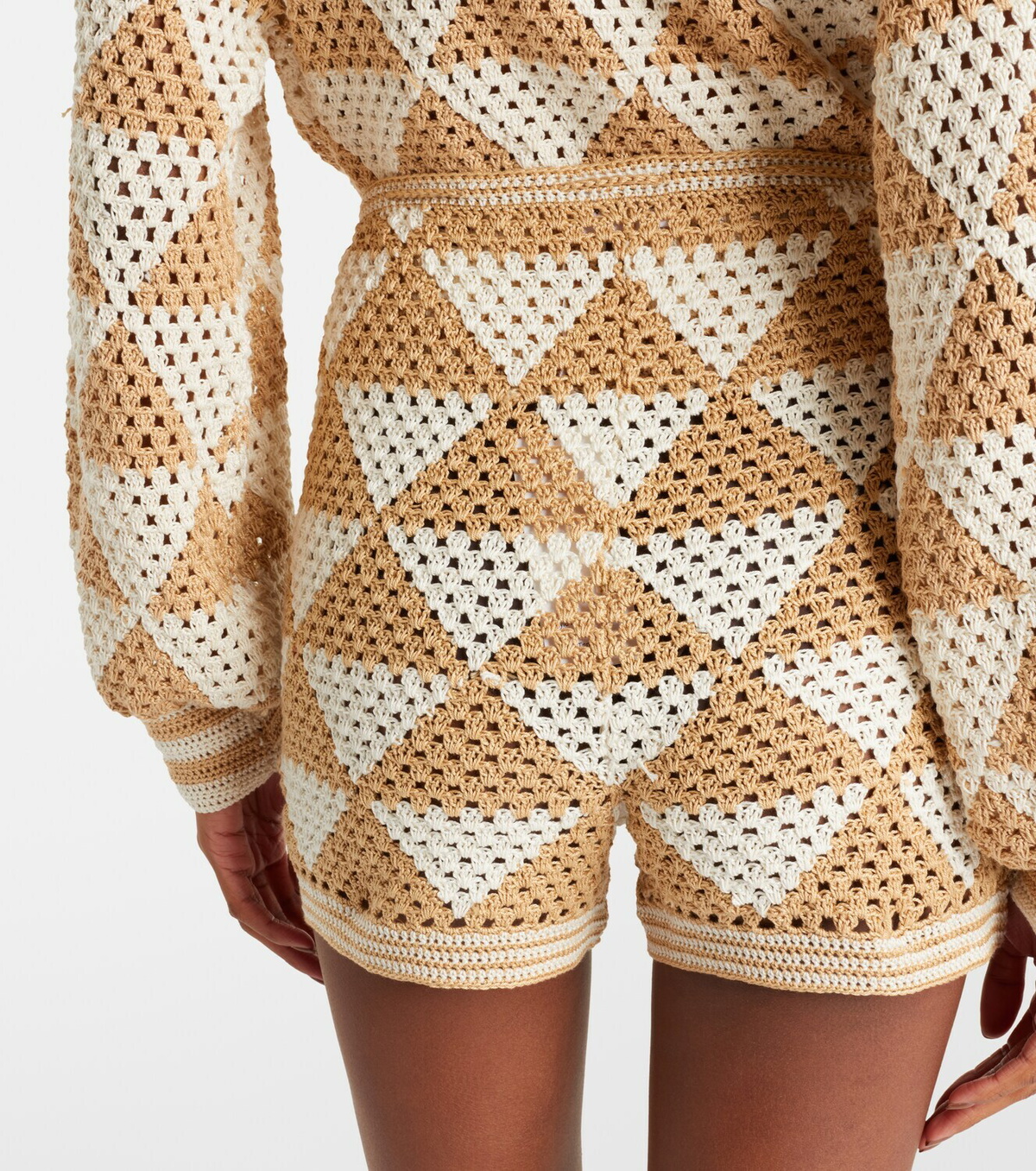 Anna Kosturova Maija crochet cotton shorts