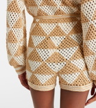 Anna Kosturova Maija crochet cotton shorts
