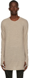 Boris Bidjan Saberi Grey LS1 Long Sleeve T-Shirt