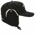 TwoJeys Men's Heavy Silver Earflap Cap in Black 