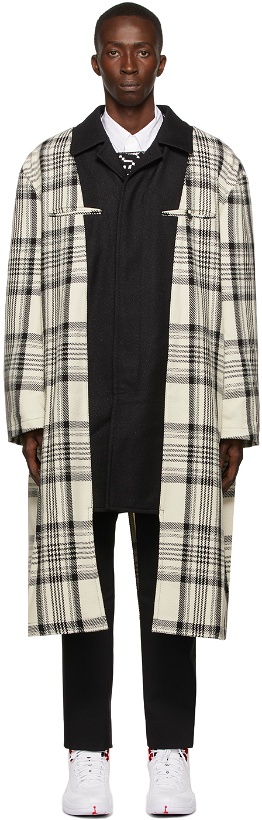 Photo: Comme des Garçons Homme Plus Reversible Wool Check Coat