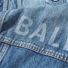 Balenciaga Back Logo Denim Jacket