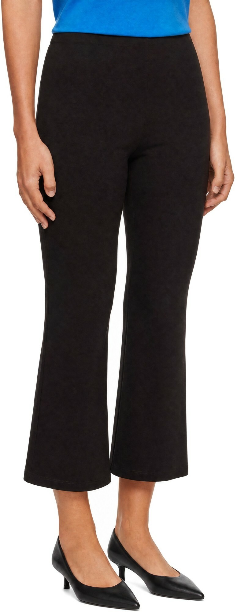 LESET Brown Rio High Waist Flare Trousers