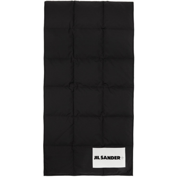 Photo: Jil Sander Grey Down Quilted Scarf