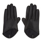Yohji Yamamoto Black Lambskin Short Gloves