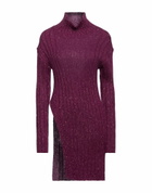 Manila Grace Womens Turtleneck in Mauve