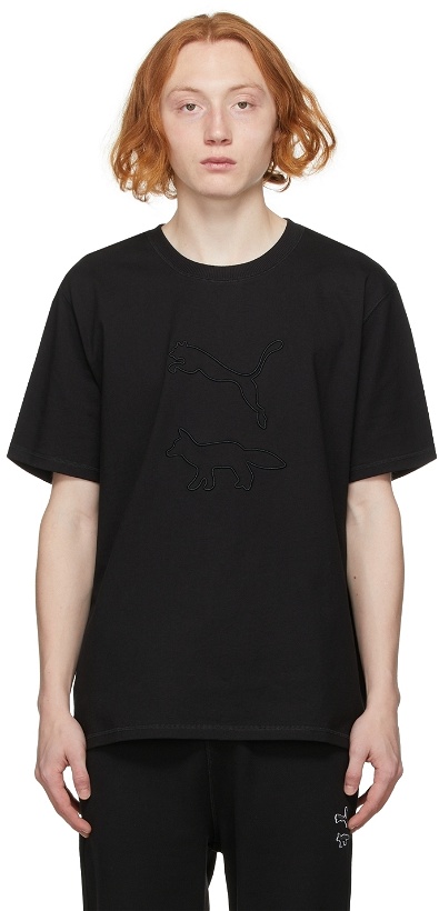 Photo: Maison Kitsuné Black Puma Edition Logo T-Shirt