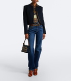 Etro Rosette Small canvas shoulder bag