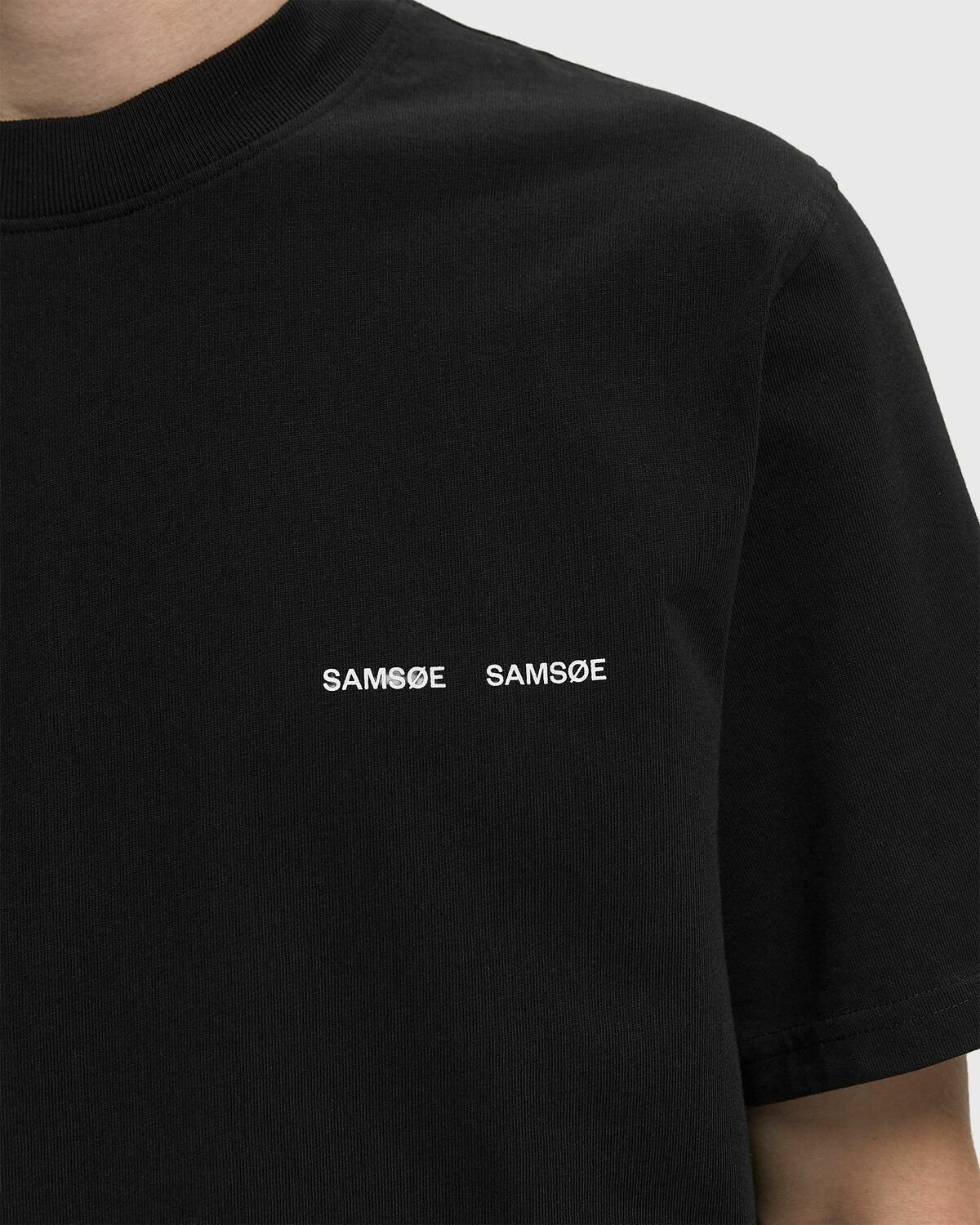 Samsøe & Samsøe NORSBRO T-SHIRT Black Mens Shortsleefe