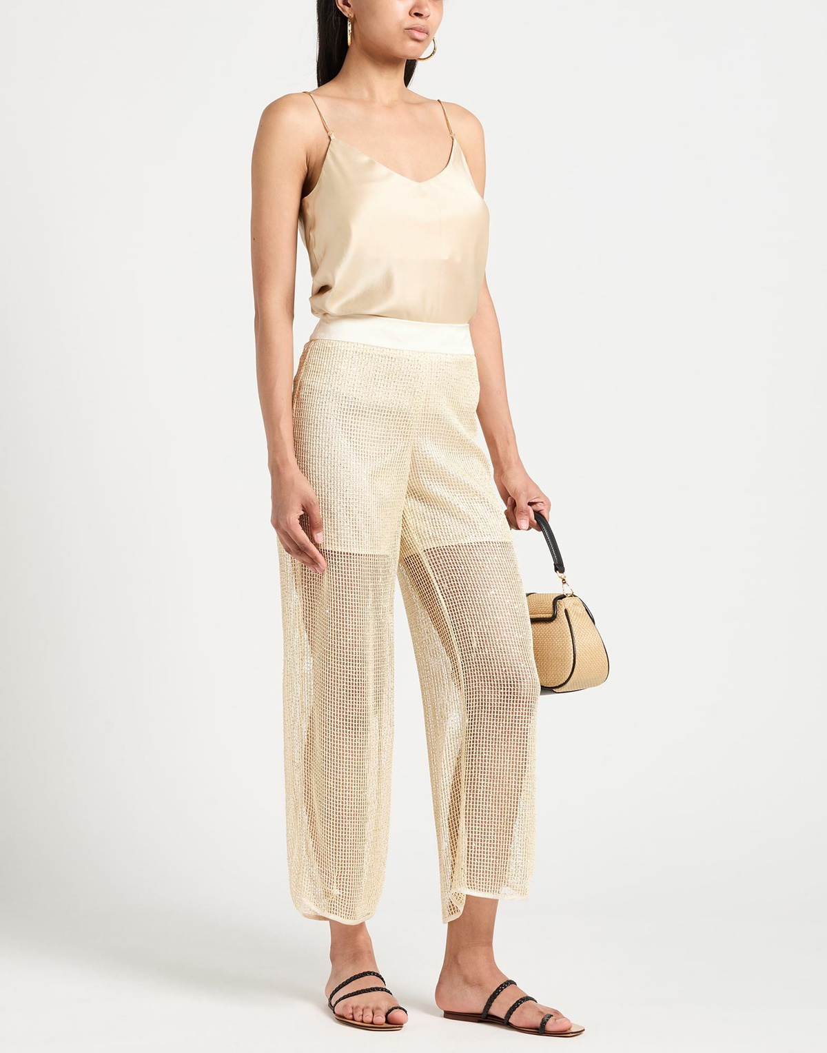 Peserico Womens Pants Cream