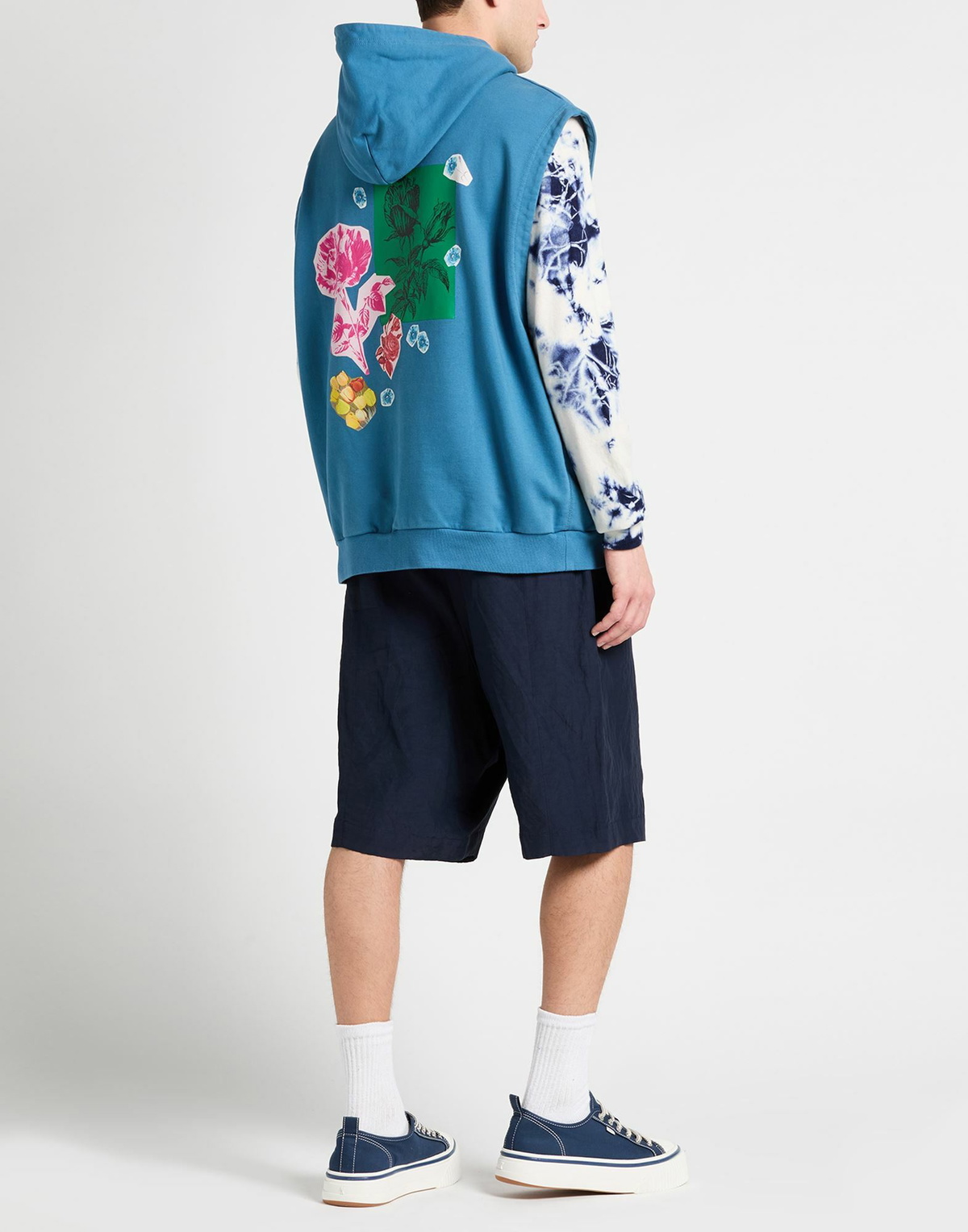 Marni Mens Sweatshirt Pastel in Blue
