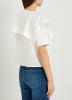 Frame Cape-effect Cotton Blouse White