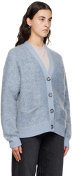 Acne Studios Blue Fluffy Cardigan