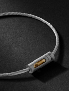 Le Gramme - 6g 18-Karat Gold, Stainless Steel and Titanium Bracelet - Silver