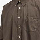 Our Legacy Men's Borrowed Button Down Shirt in Brown