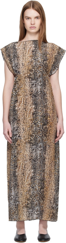 Photo: Baserange Beige Rema Maxi Dress