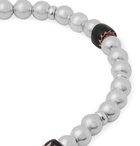 Mikia - Silver Beaded Bracelet - Silver