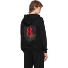Moschino Black Rugby Polo Hoodie