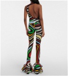 Pucci - Ruffle-trimmed printed pants