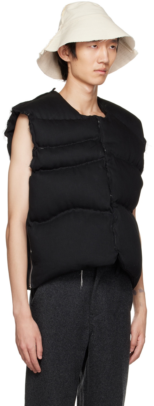 AIREI SSENSE Exclusive Black Limited Edition Denim Vest