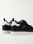 Moncler Genius - adidas Originals Campus Leather-Trimmed Quilted GORE-TEX™ Sneakers - Black