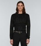 Alexander McQueen - Embellished leather belt