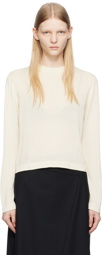 Cordera White Rib Long Sleeve T-Shirt