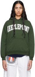Online Ceramics Green 'Needlepoint' Hoodie