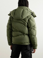 Moncler Genius - Pharrell Williams Logo-Appliquéd Quilted Shell Hooded Down Jacket - Green