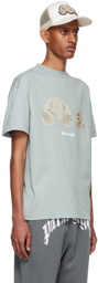 Palm Angels Green Cotton Bear T-Shirt