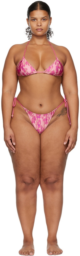 Photo: DOS SWIM SSENSE Exclusive Pink Ari & Mila Bikini