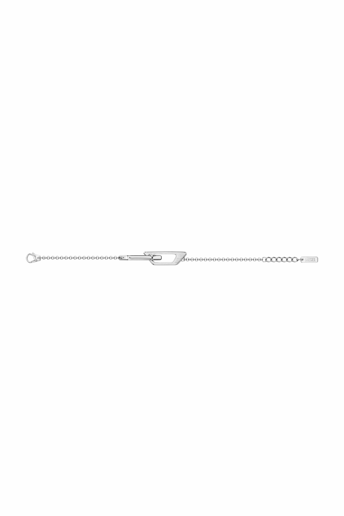 Diesel Stainless Steel Chain Bracelet - Bracelets - Unisex - Silver