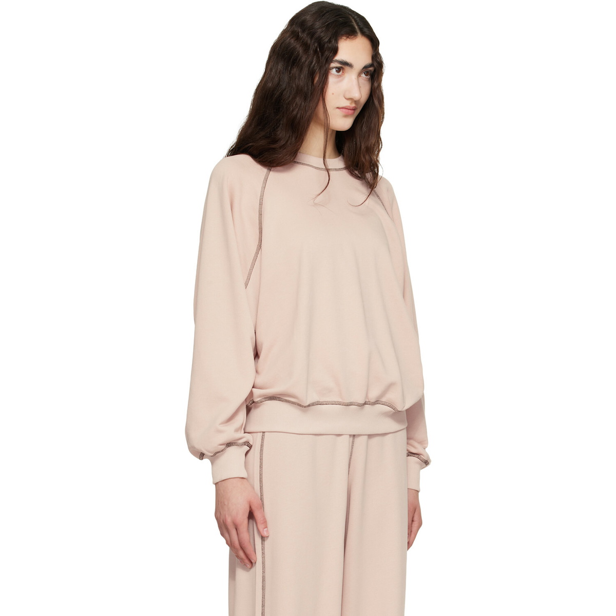 Baserange Pink Fold Sweatshirt