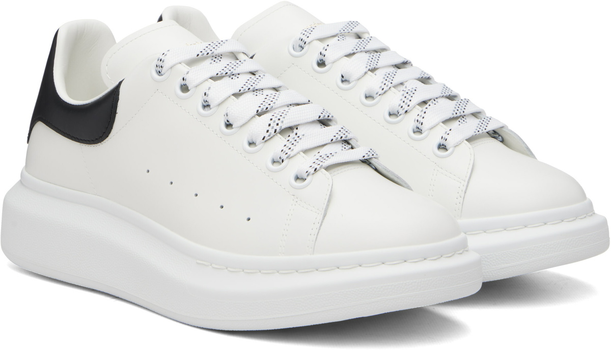 McQueen White & Black Oversized Sneakers