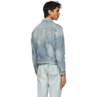 Saint Laurent Blue Denim Dirty Repair Jacket